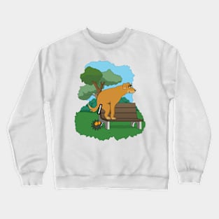 Covid and Dog Crewneck Sweatshirt